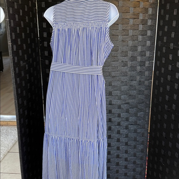 Tommy Hilfiger Blue and White Striped Maxi Dress - Picture 4 of 6